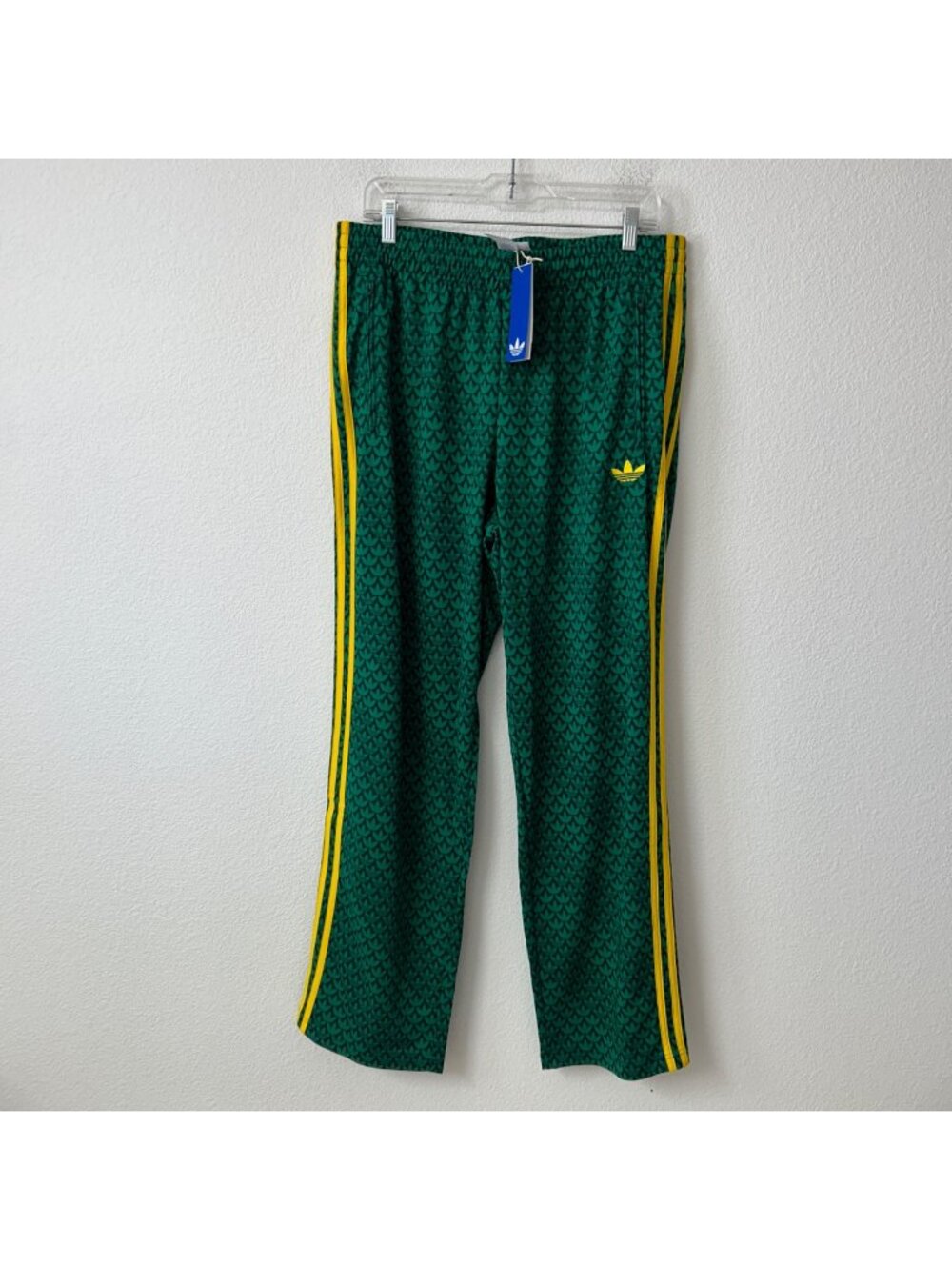 Adidas Originals Firebird Monogram Track Pants KD0396 Size L Green